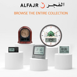 Alfajr Ana-Digital Large Round Automatic Azan Prayer Qibla Muslim Wall Clock CR-23 (Madinah)