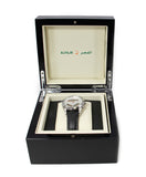 Alfajr WA-10L Stainless Steel Azan Prayer Watch With Beautiful Black Box with Metal Hinges and Ivory lining