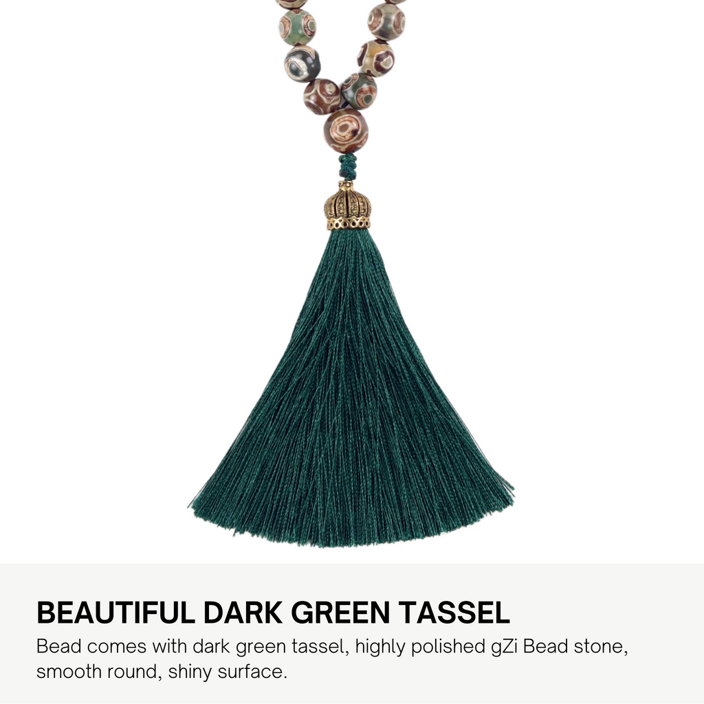The Grounded One - gZi Tasbih - The East Asia Collection -  99 Beads