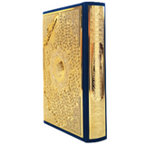 Tajweed Holy Quran Book Velvet & Silver/Golden Board (Large, 7''x9") [Assorted Colors]