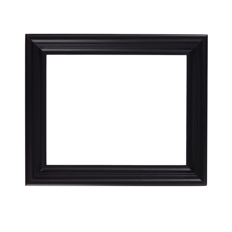 Solid Wood Frame for Alfajr CF-19 Azan Wall Clocks - Black