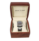 Alfajr WS-06S Classic Watch and Stainless Steel Strap