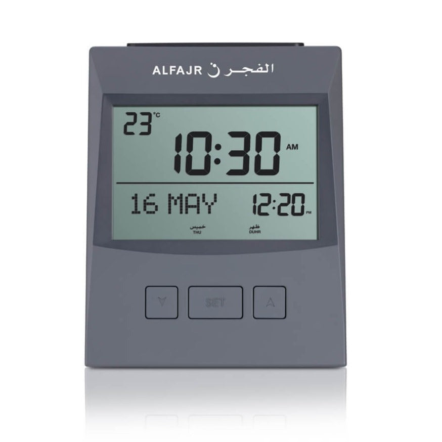 Alfajr Small Automatic Worldwide Digital Azan/Athan/Nimaz Prayer Table Desk Clock CS-13
