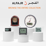 Alfajr Square Wall Automatic Islamic Azan Adhan Prayer Wall Clock of Different Collections