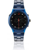 Alfajr WB-20 Analog-Digital Watch Blue Aluminum Strap
